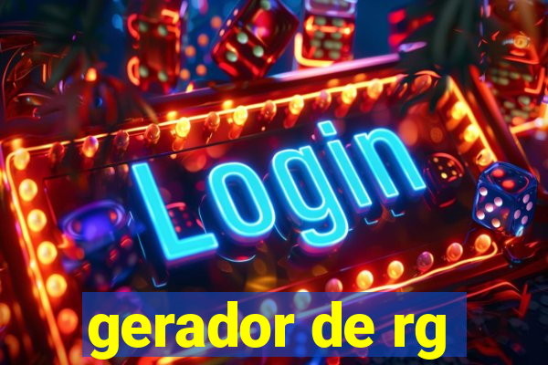 gerador de rg